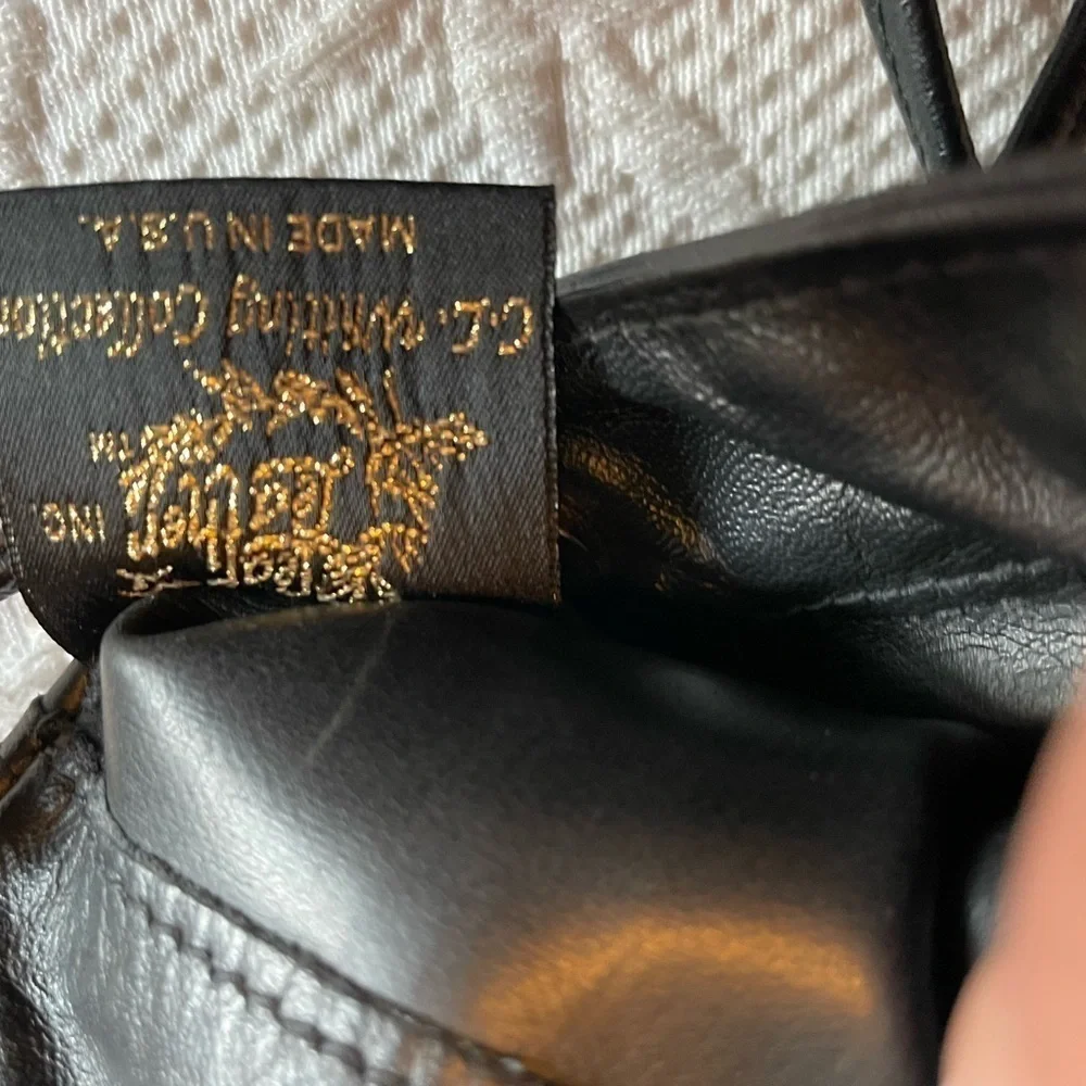 CL Whiting leaf leather crossbody